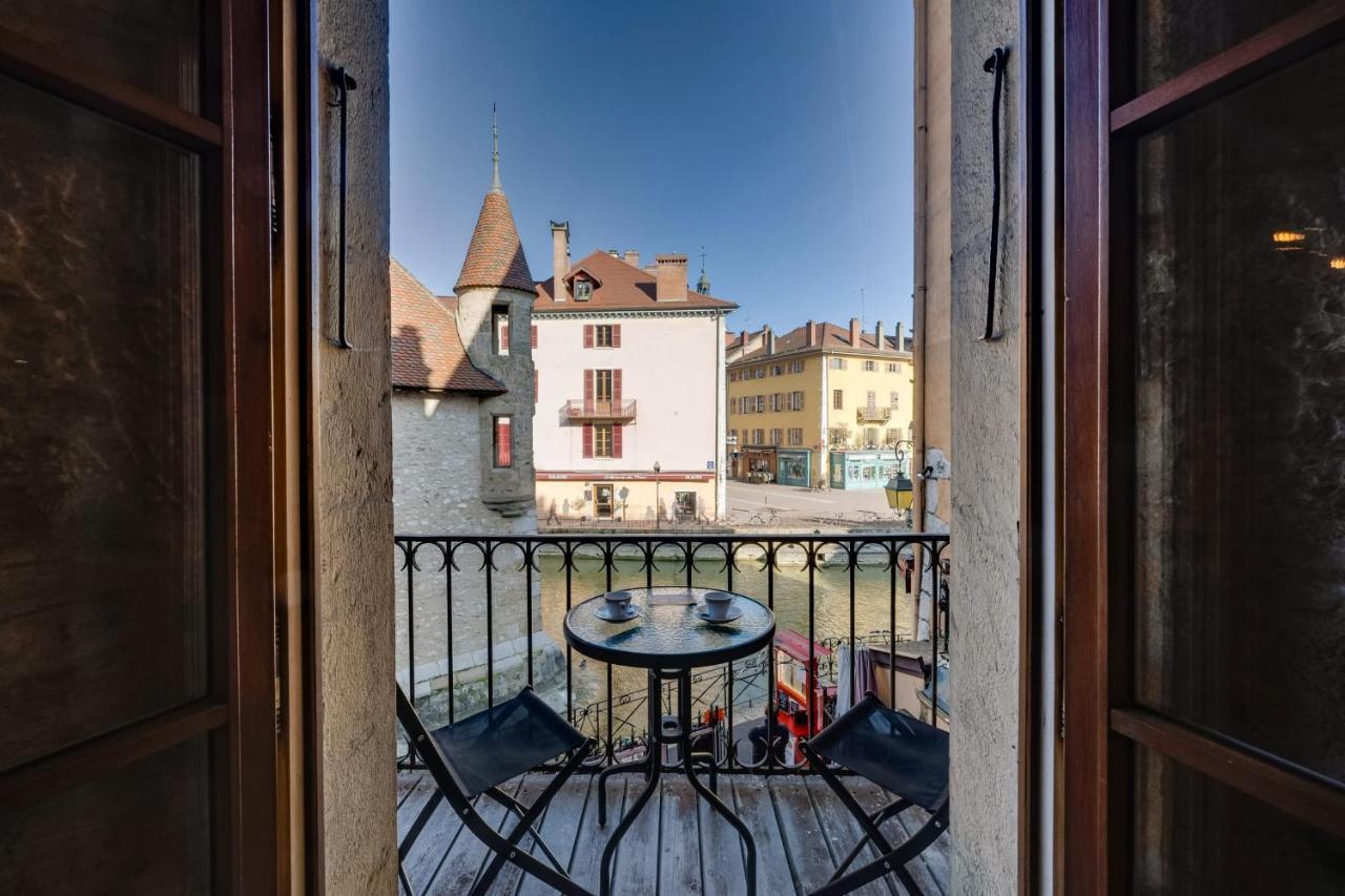 Le Balcon Perriere I - Charming Apartment With Direct View Of The Thiou Annecy Esterno foto