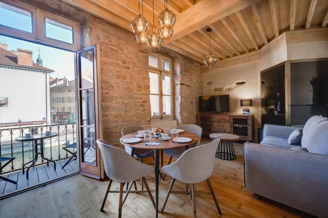 Le Balcon Perriere I - Charming Apartment With Direct View Of The Thiou Annecy Esterno foto