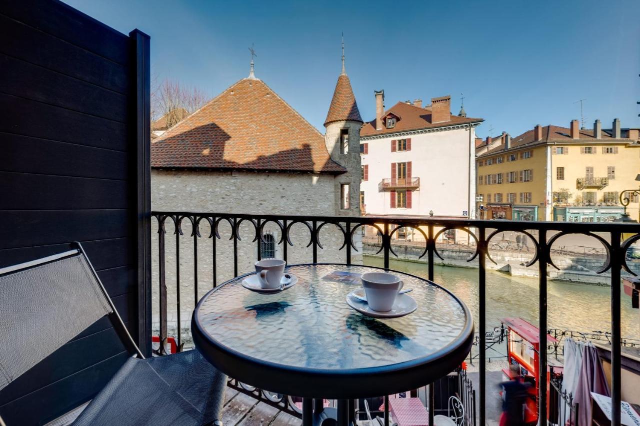 Le Balcon Perriere I - Charming Apartment With Direct View Of The Thiou Annecy Esterno foto